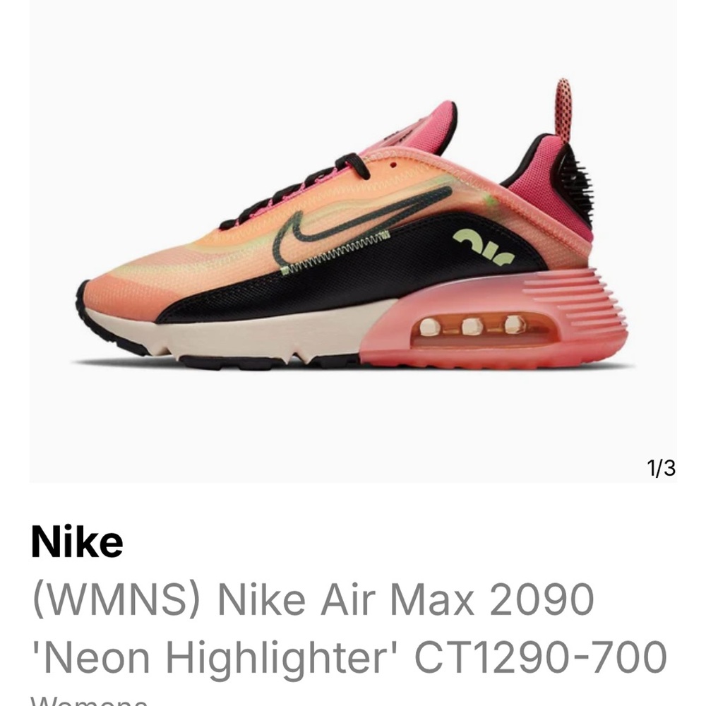 Women’s Nike 2090 air max ‘Neon highlighter’